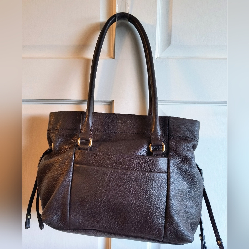 Kate Spade Brown Leather Tote Bag